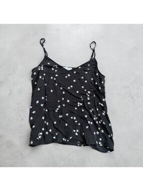 EQUIPTMENT Femme Star Print Silk Tank Top Size Medium